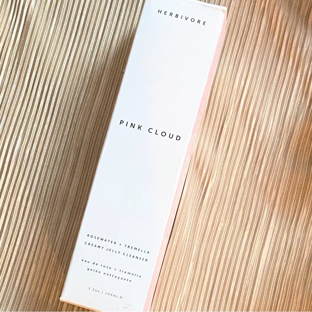Herbivore PINK CLOUD Jelly Cleanser Face Wash FULL SIZE 3.38oz / 100ml